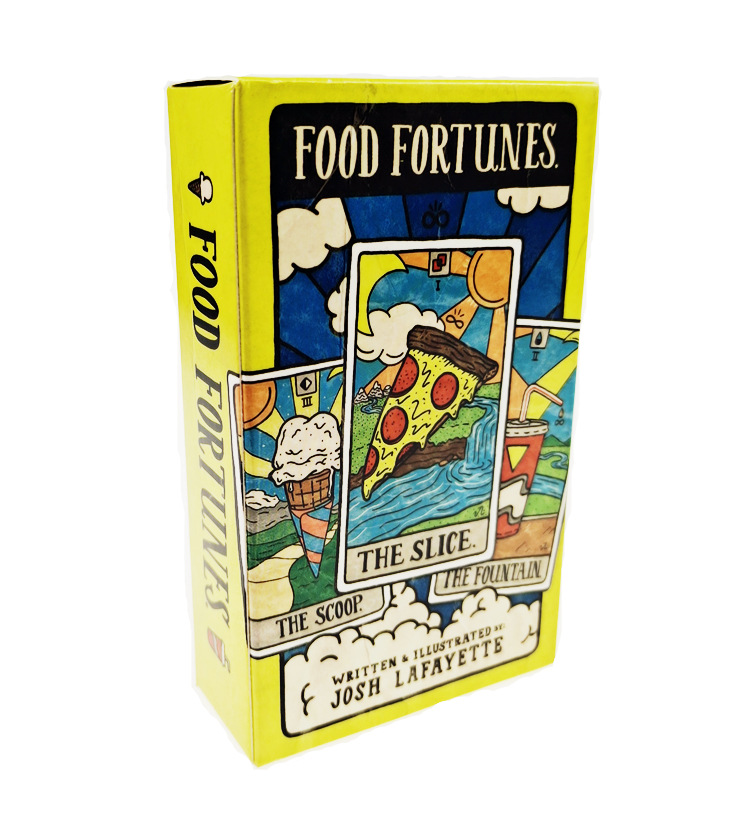 Tarot Deck With Guidebook - Nuevo 78 cartas ilustradas de comida