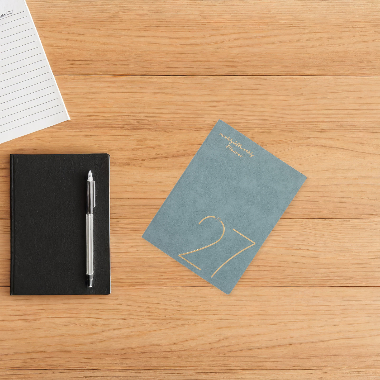 A5 Spiral Dotted Grid Notebook - Agenda Semanal y Mensual 2027, Cuaderno