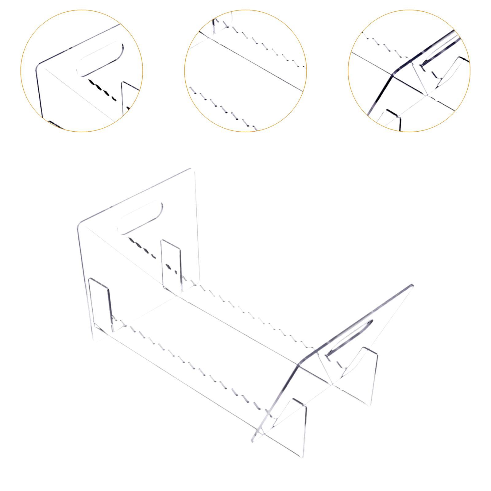 Clear Acrylic Book Stand Holder - Soporte de Acrílico para Discos de