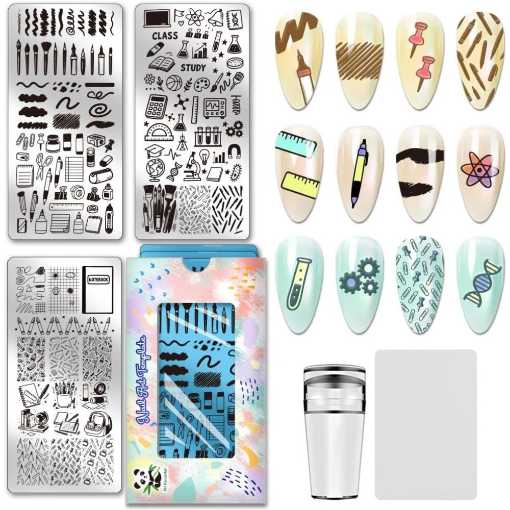 3 unidades de plantillas para  - Stationery Books reseña y precio