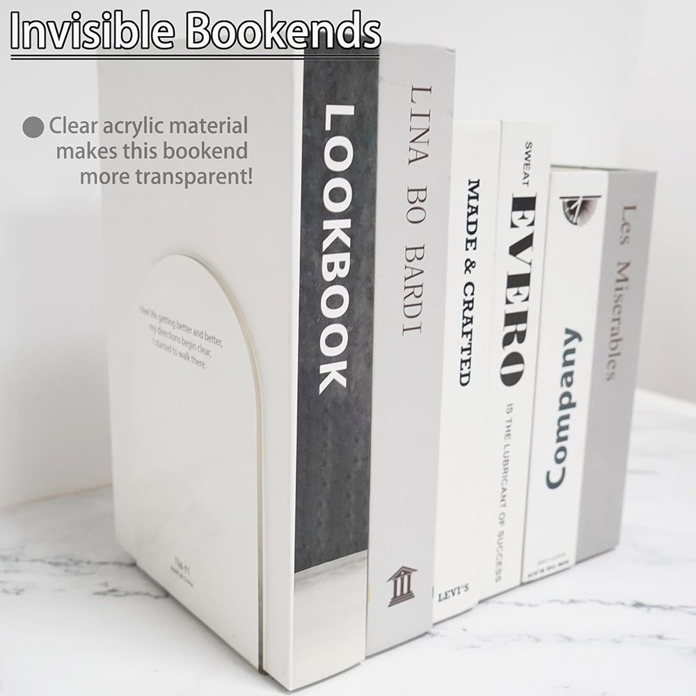 Sujetalibros acrílicos para es - Clear Acrylic Book Stand Holder reseña y precio
