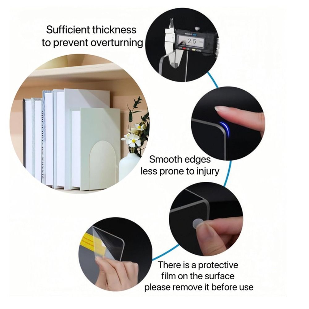 Sujetalibros acrílicos para es - Clear Acrylic Book Stand Holder reseña y precio