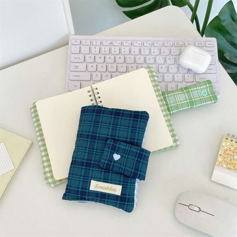 Funda de tela con estampado de - Stationery Books reseña y precio