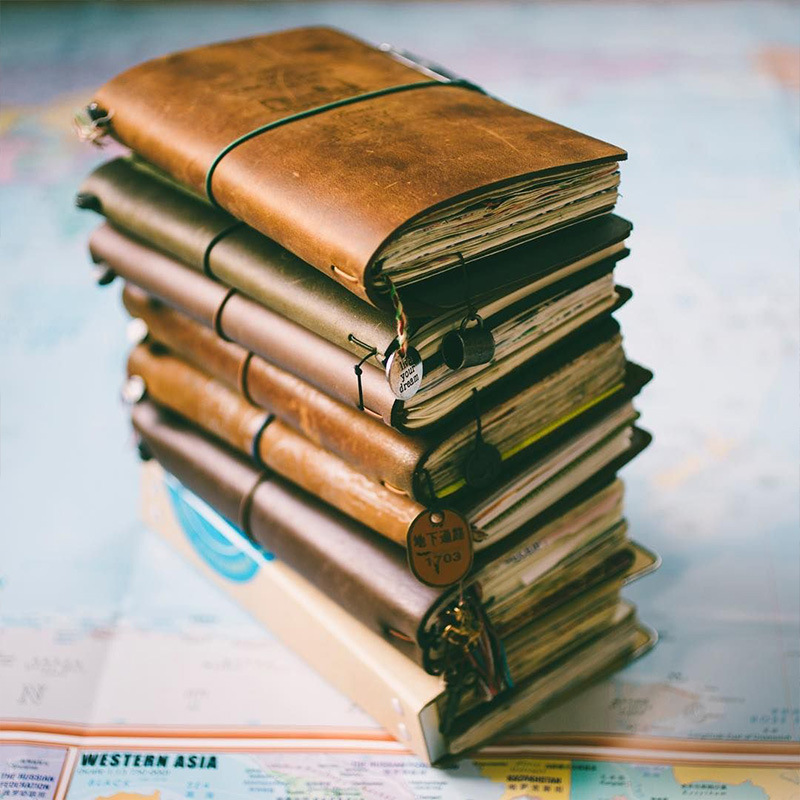 Cuaderno de cubierta de cuero  - Vintage Leather Journal Notebook reseña y precio