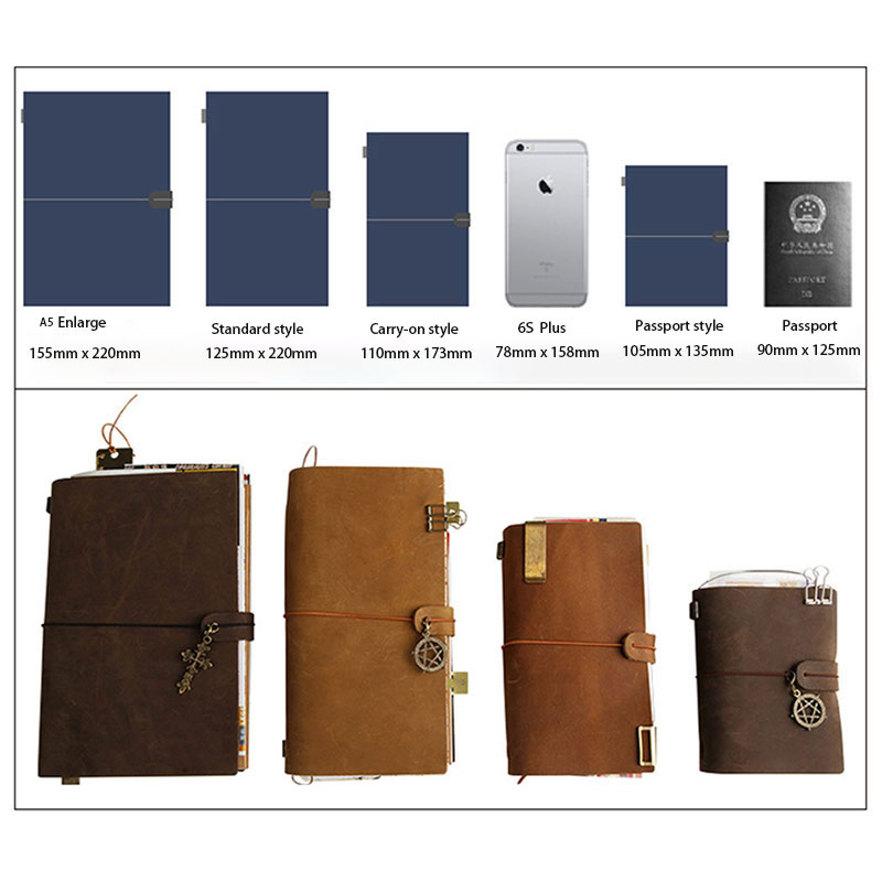Cuaderno de cubierta de cuero  - Vintage Leather Journal Notebook reseña y precio