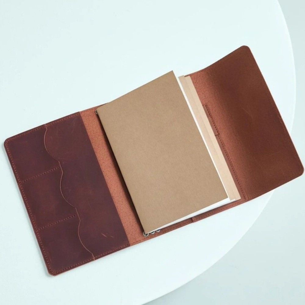 Organizador de cuadernos A5 vi - Vintage Leather Journal Notebook reseña y precio