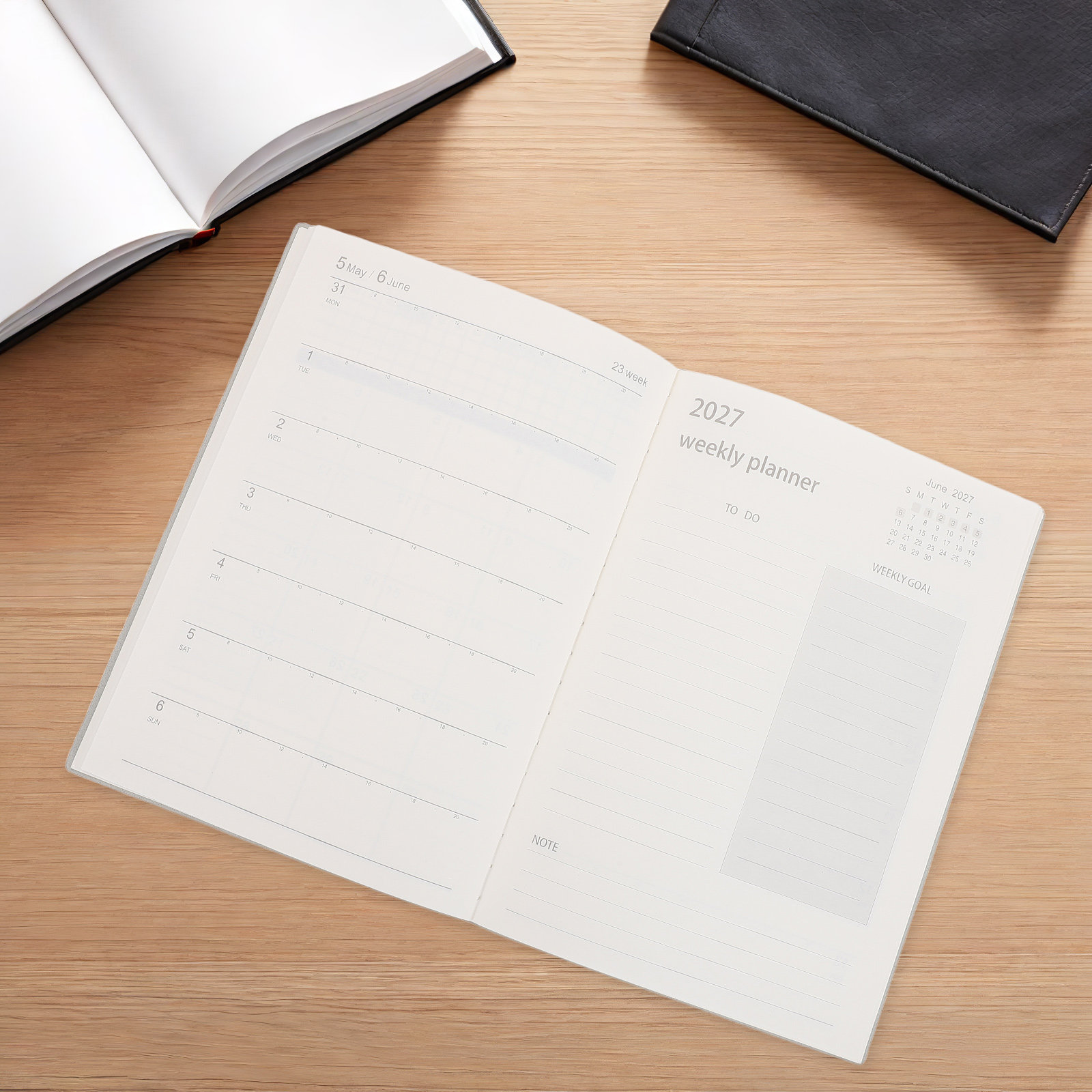 Agenda profesional 2027, cuade - A5 Spiral Dotted Grid Notebook reseña y precio