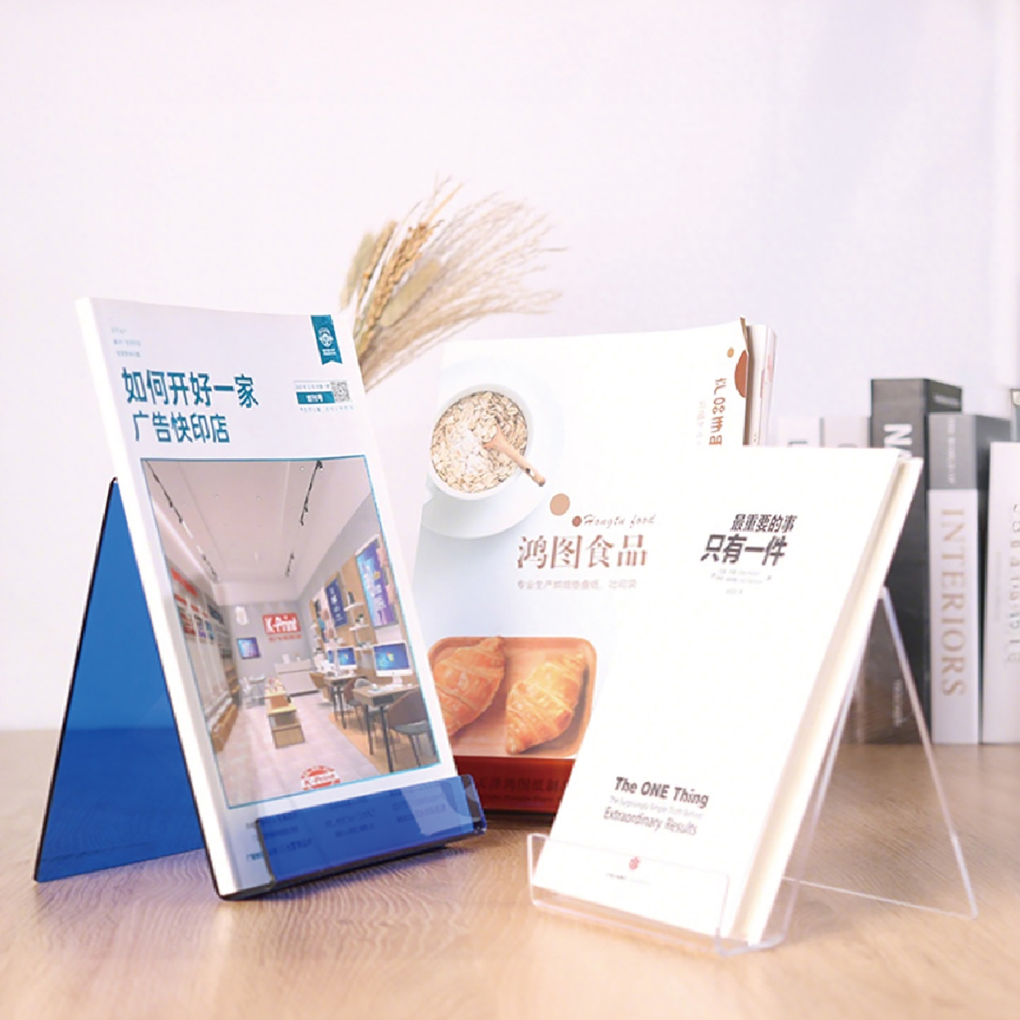 Soporte de acrílico transparen - Clear Acrylic Book Stand Holder reseña y precio