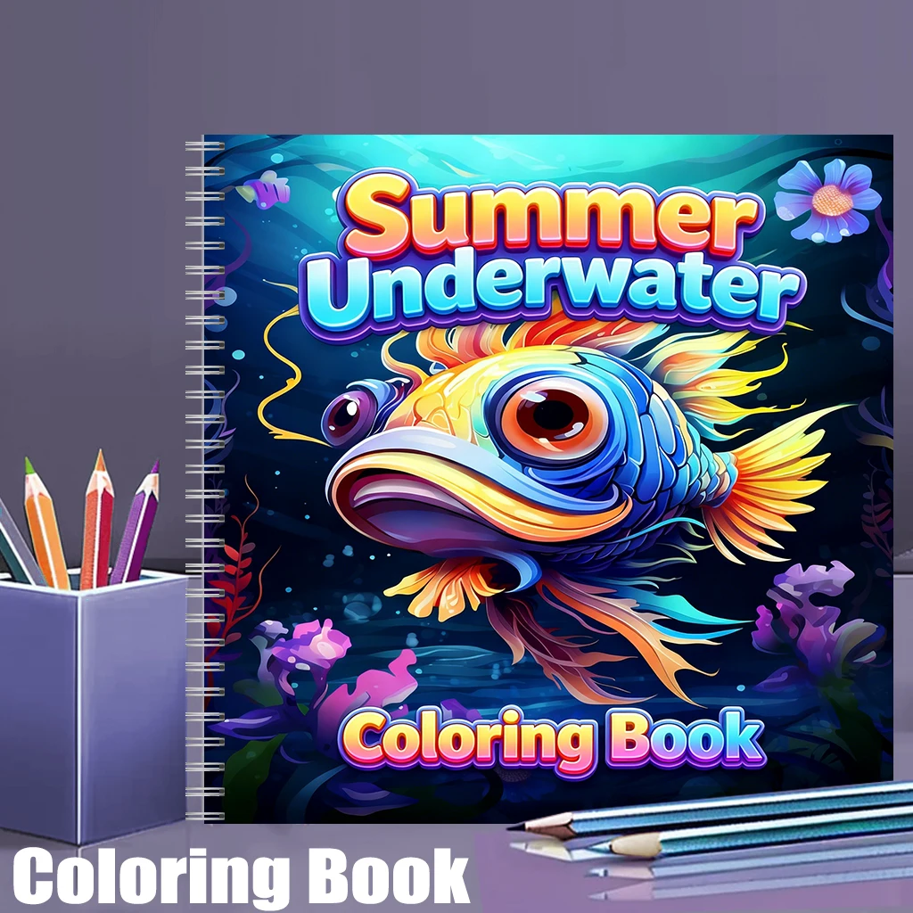 Libro de Colorear Submarino de - Adult Coloring Book Stress Relief reseña y precio