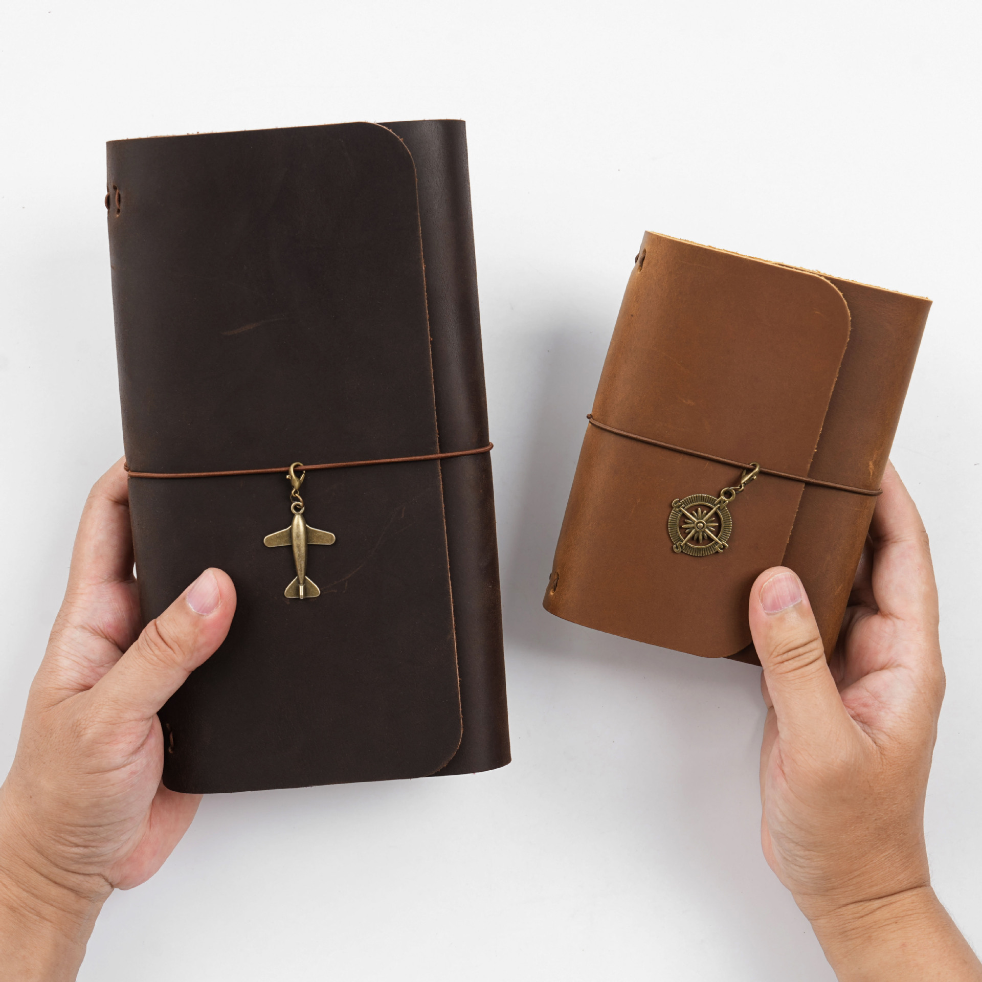 Nuevo Cuaderno de Viaje Triple - Vintage Leather Journal Notebook reseña y precio