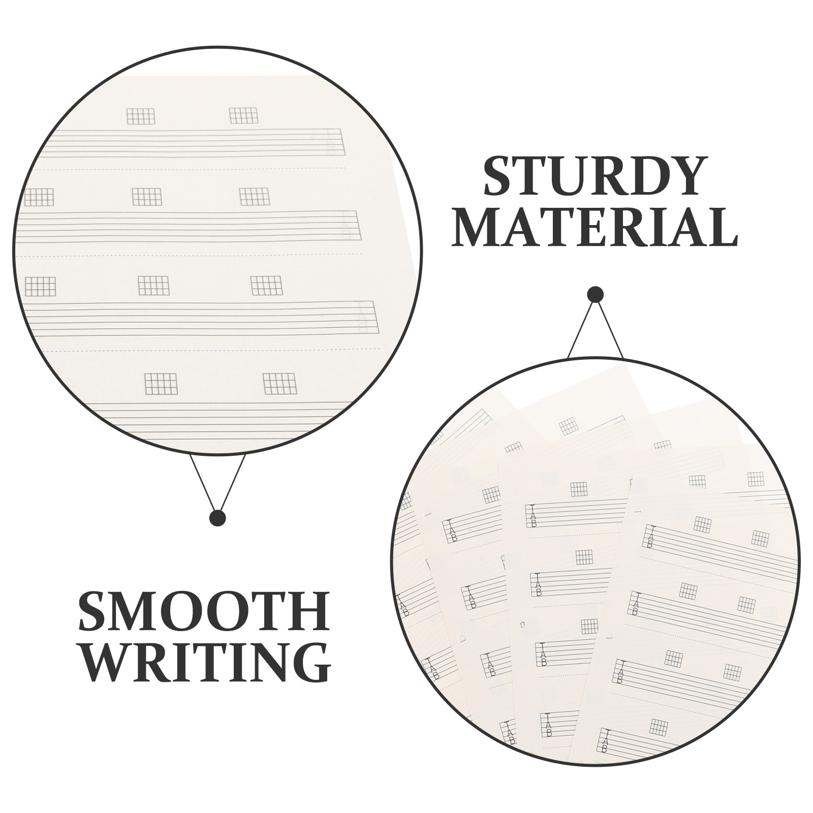 85 hojas de papel en blanco pa - Blank Sheet Music Notebook reseña y precio