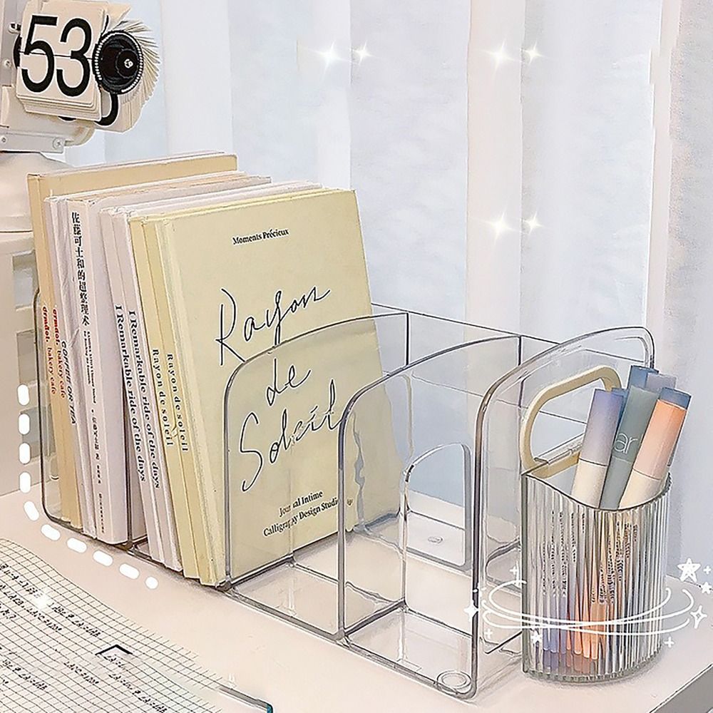 Sujetalibros portátiles de acr - Clear Acrylic Book Stand Holder reseña y precio